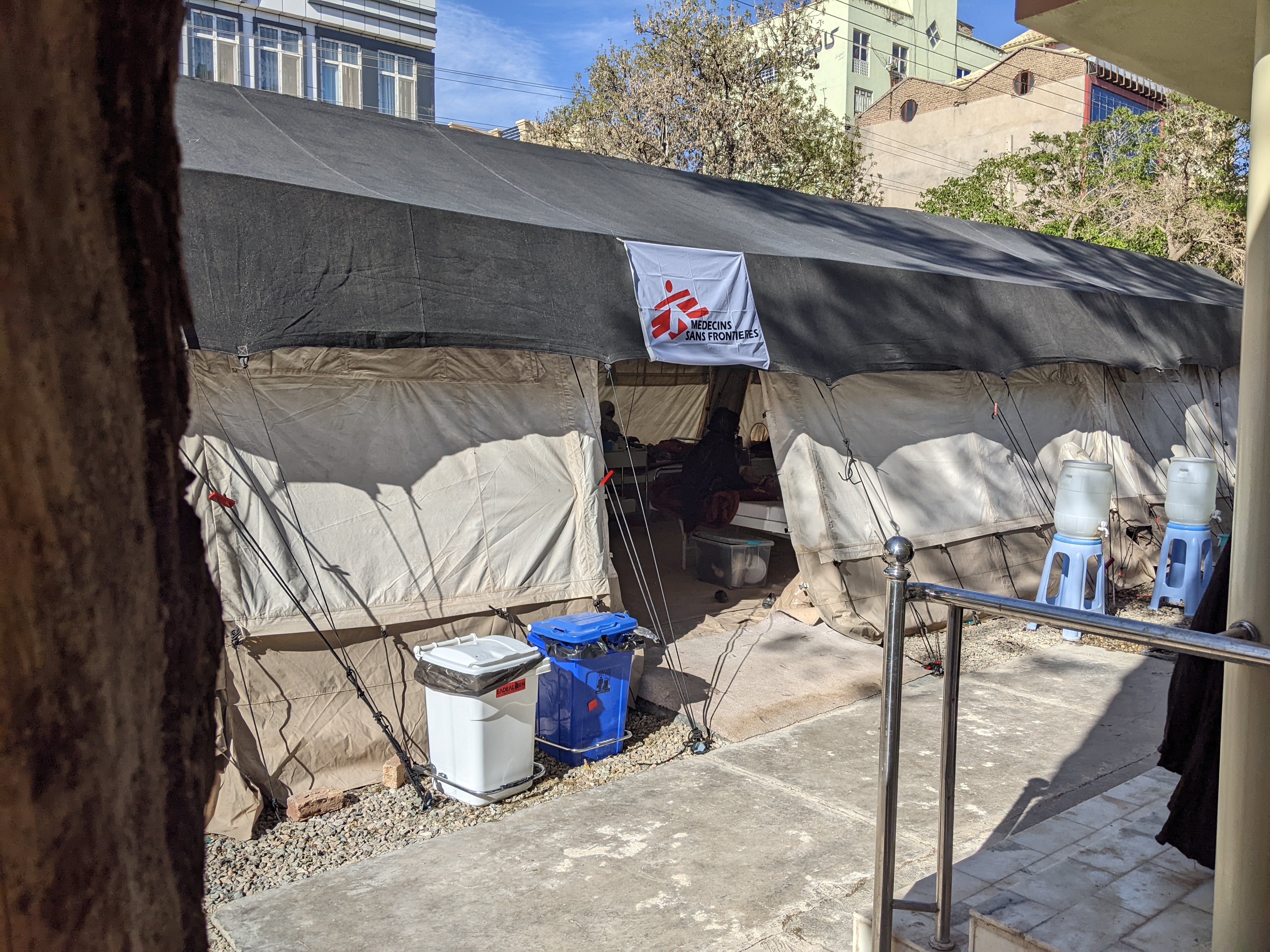 High levels of measles have meant that teams have created additional bedspace for measles patients