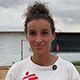 Photo of a woman with her hair tied up